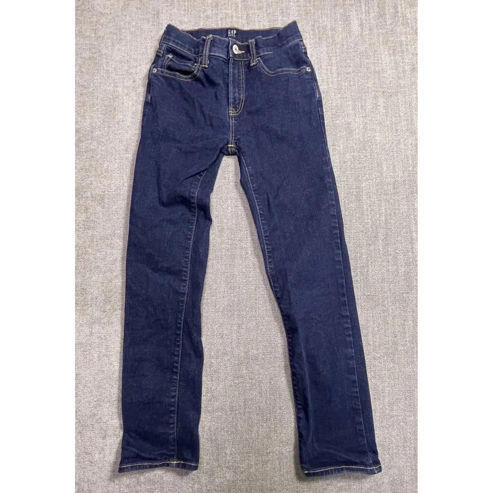GAP Boys 12 Slim Original Skinny Leg Jeans Blue Dark Wash Denim Casual
